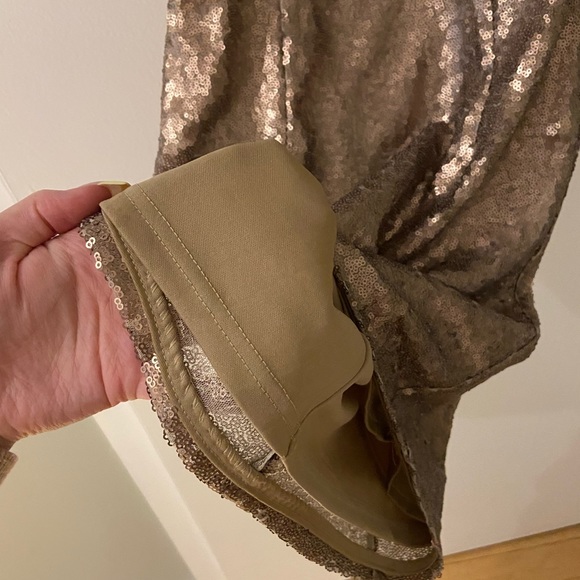 LULUS BRONZE SEQUIN DRESS!! - Picture 2 of 7